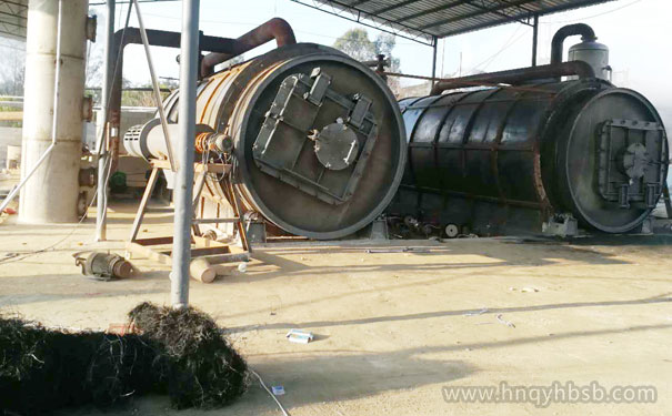 间歇式废轮胎炼油设备一个工作流程需要一天